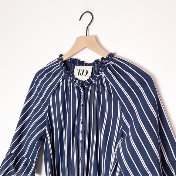 The Jetset Diaries | Kensington Mini Dress Stripe Medium - Picture 3 of 10